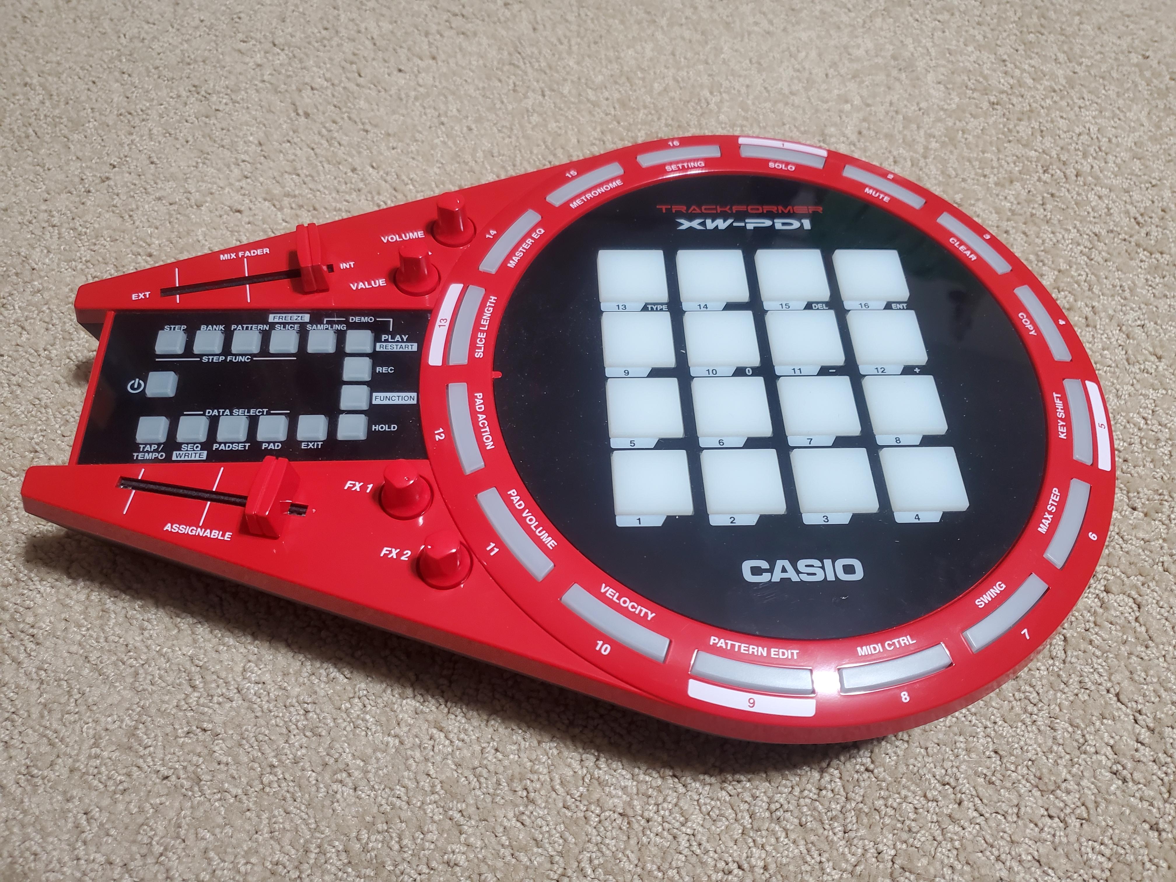 The red Millennium Falcon box of tricks - XW-PD1 - Casio Music Forums